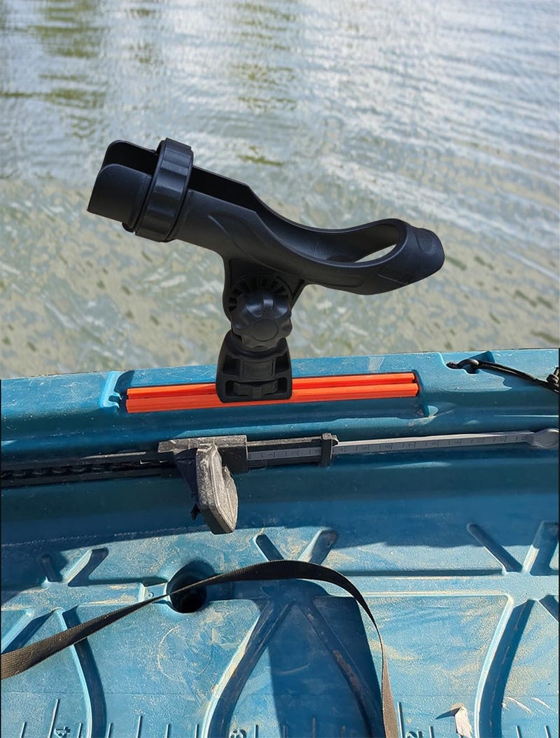 Brocraft Power Lock Rod Holder with Fishing Kayak Track Adaptor / Kayak Track Rod Holder - Image 4